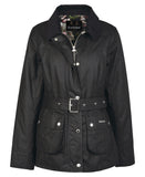 Barbour Pendula Wax Jacket - Black/Renaissance