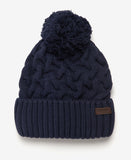 Barbour Gainford Cable Beanie - Navy