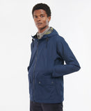 Barbour Hooded Domus Waterproof Jacket - Navy Classic