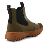 Woden Magda Track Waterproof - Dark Olive/Gum