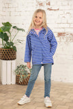 Lighthouse Olivia Girls Coat - Parma Stripe