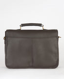 Barbour Leather Briefcase - Brown