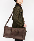 Barbour Highgate Leather Holdall - Brown