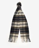 Barbour Tartan Merino Cashmere Wool Scarf - Autumn