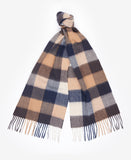 Barbour Large Tattersall Lambswool Scarf - Autumn