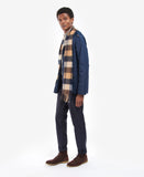 Barbour Large Tattersall Lambswool Scarf - Autumn
