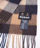 Barbour Large Tattersall Lambswool Scarf - Autumn