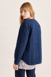 Seasalt Wave Curve Jacket - Mid Indigo