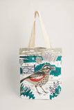 Seasalt Canvas Shopper - Gerrans Redwing Hepworth Green