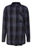 Pulz Alina  Shirt - Blue Check