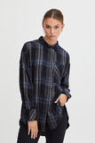 Pulz Alina  Shirt - Blue Check