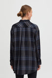 Pulz Alina  Shirt - Blue Check