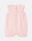 Joules Lily Woven Romper - Pink Stripe