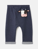 Joules Grove Organically Grown Cotton Trousers - Navy Cow