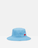 Joules Brit Blue Embroidered Sunhat - Dino