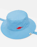 Joules Brit Blue Embroidered Sunhat - Dino