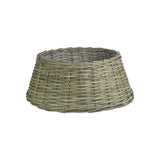 Grey Rattan Christmas tree skirt