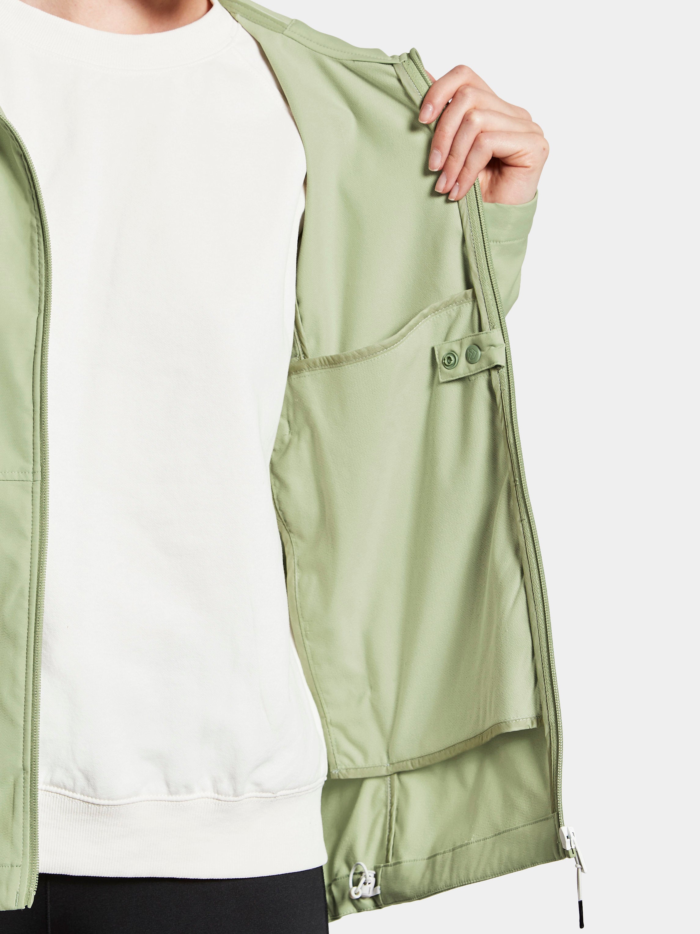 Didriksons Petra Jacket - Soft Green
