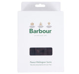 Barbour Fleece Wellington Socks - Black
